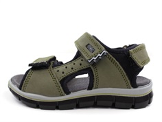 Primigi sandal militare/nero med velcro